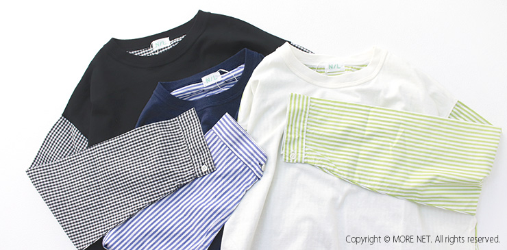 ナチュラルランドリー NATURAL LAUNDRY クラフトパネルSTシャツプルオーバー 7251C-018 トップス 長袖 切替 日本製 レディース 2025春夏 | NATURAL LAUNDRY | 14