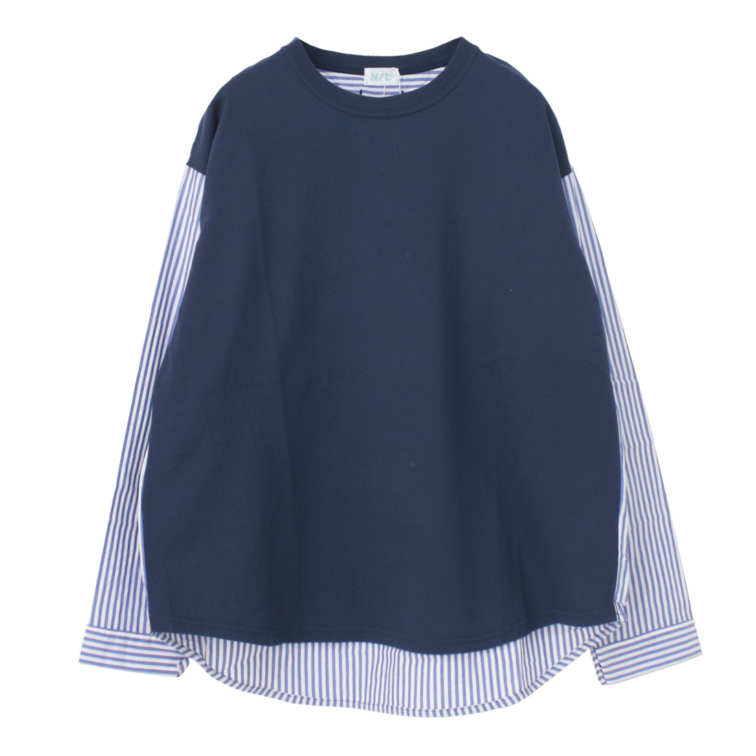 ナチュラルランドリー NATURAL LAUNDRY クラフトパネルSTシャツプルオーバー 7251C-018 トップス 長袖 切替 日本製 レディース 2025春夏 | NATURAL LAUNDRY | 02