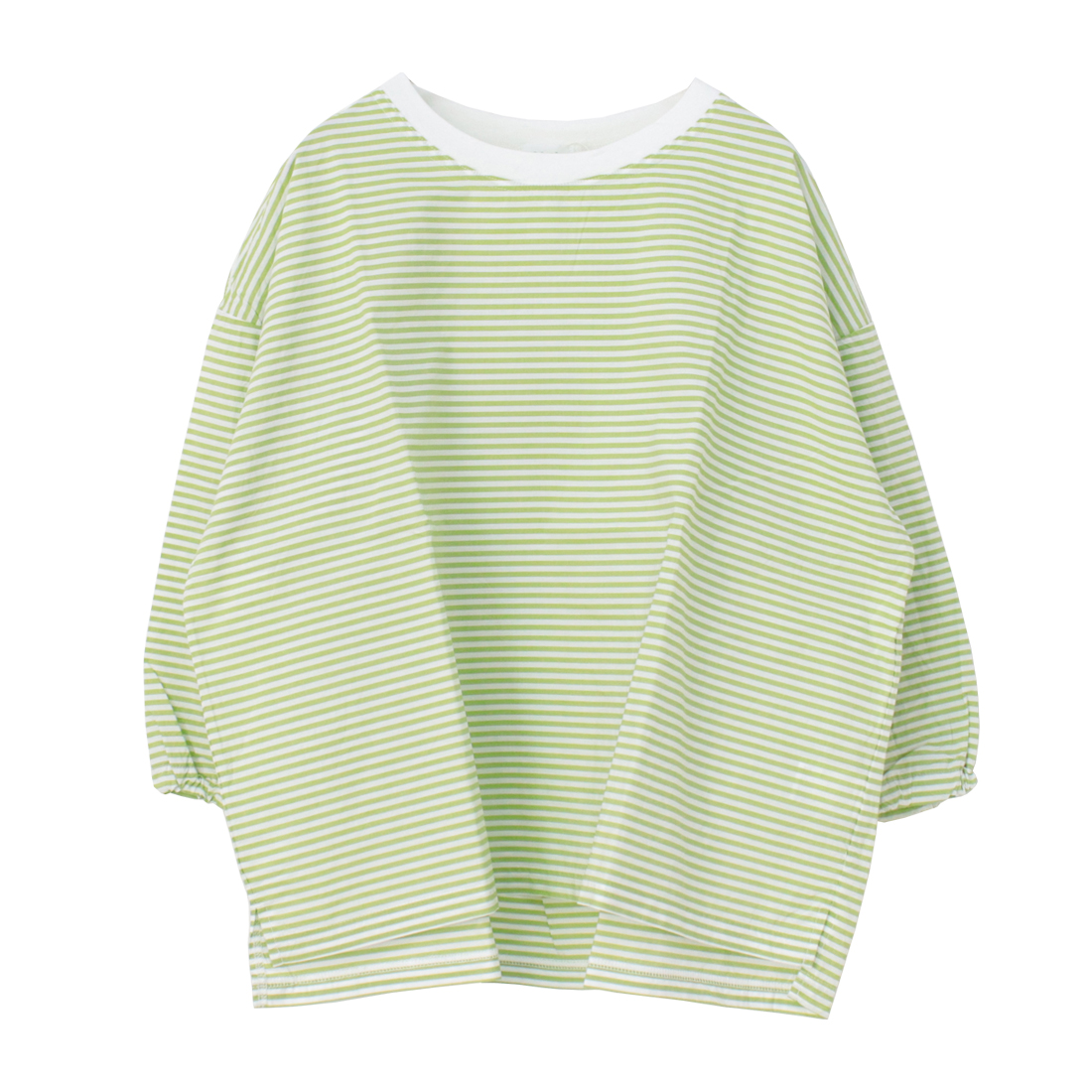 ナチュラルランドリー NATURAL LAUNDRY Cパネルワイドプルオーバー 7251C-019 トップス 7分袖 ボーダー 日本製 レディース 2025春夏 | NATURAL LAUNDRY | 04