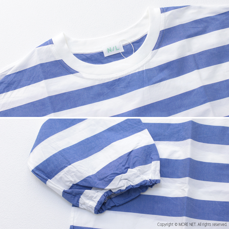 ナチュラルランドリー NATURAL LAUNDRY Cパネルワイドプルオーバー 7251C-019 トップス 7分袖 ボーダー 日本製 レディース 2025春夏 | NATURAL LAUNDRY | 09