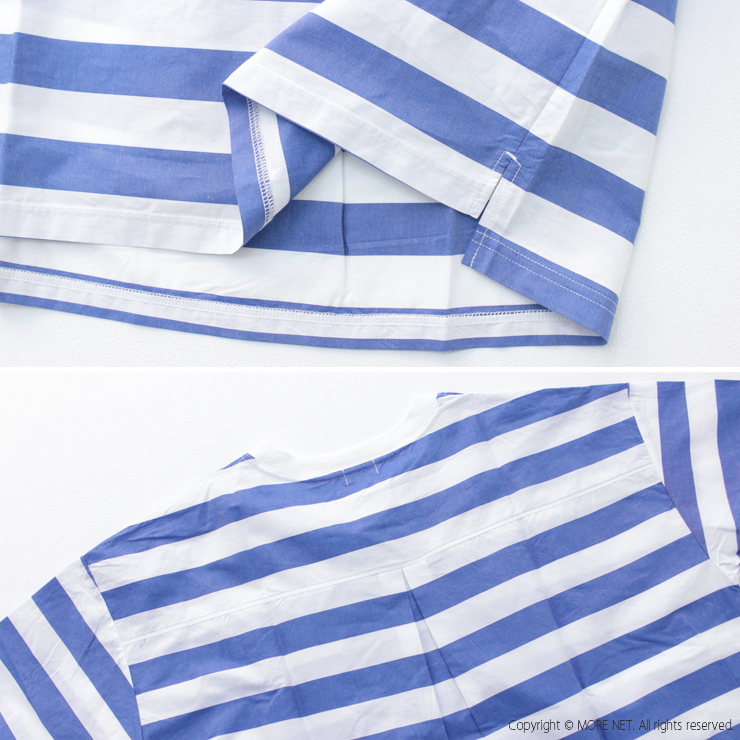 ナチュラルランドリー NATURAL LAUNDRY Cパネルワイドプルオーバー 7251C-019 トップス 7分袖 ボーダー 日本製 レディース 2025春夏 | NATURAL LAUNDRY | 10