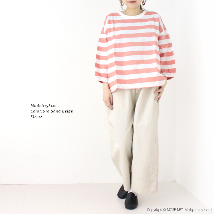 ナチュラルランドリー NATURAL LAUNDRY CLカルゼガーデンパンツ 7251P-011 ボトムス ワイド 無地 日本製 レディース 2025春夏 | NATURAL LAUNDRY | 05