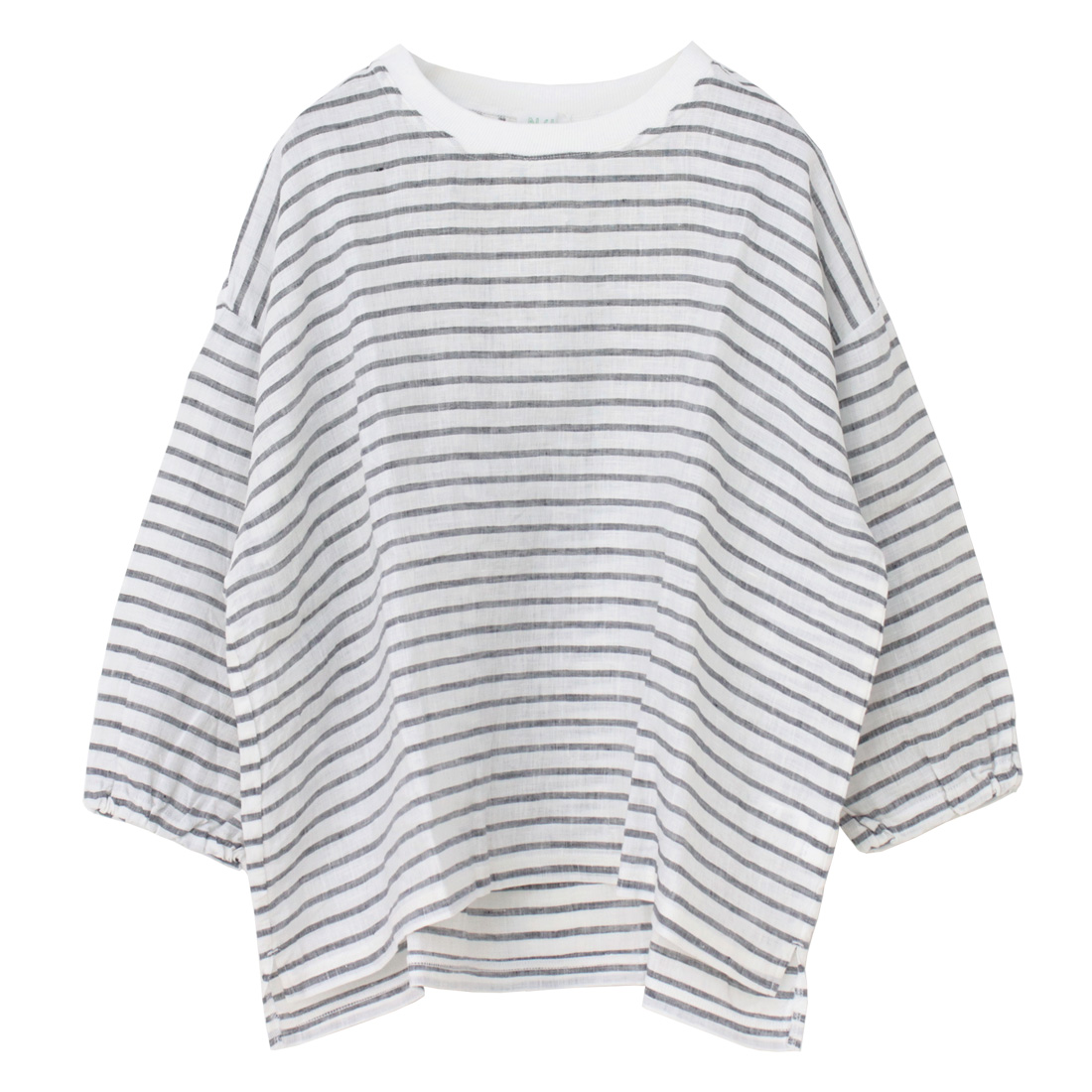 ナチュラルランドリー NATURAL LAUNDRY ボーダーワイドPO 7252C-010 トップス 7分袖 日本製 レディース 2025春夏 | NATURAL LAUNDRY | 02