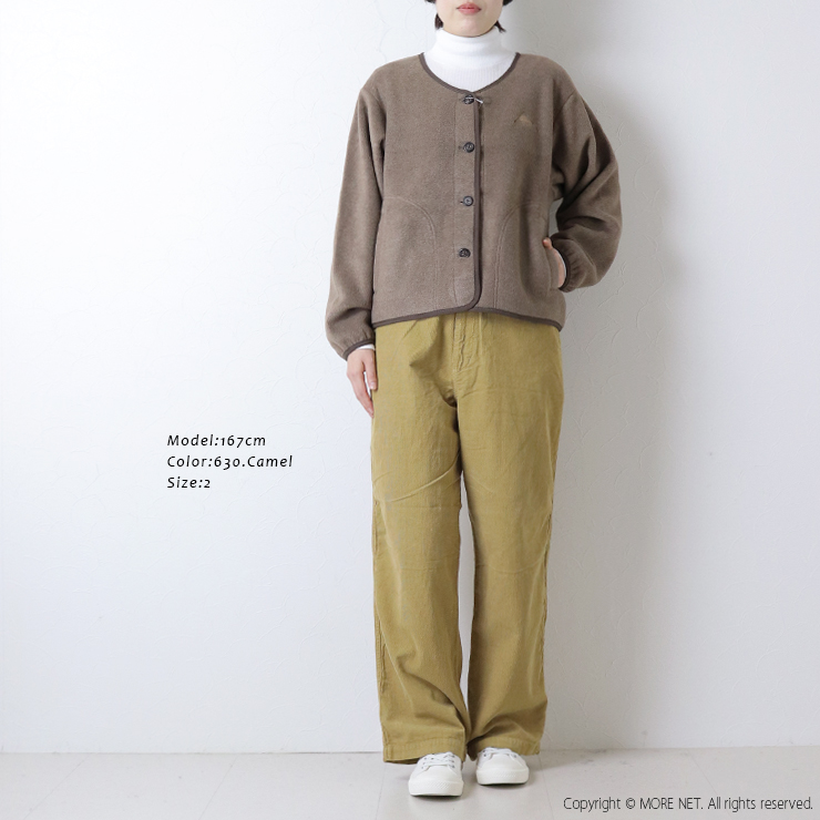 ナチュラルランドリー NATURAL LAUNDRY 16Wコーデュロイストレートパンツ 7254P-002 無地 ロング ワイド レディース 2025秋冬 NATURAL LAUNDRY（ナチュラルランドリー） NATURAL LAUNDRY 16W