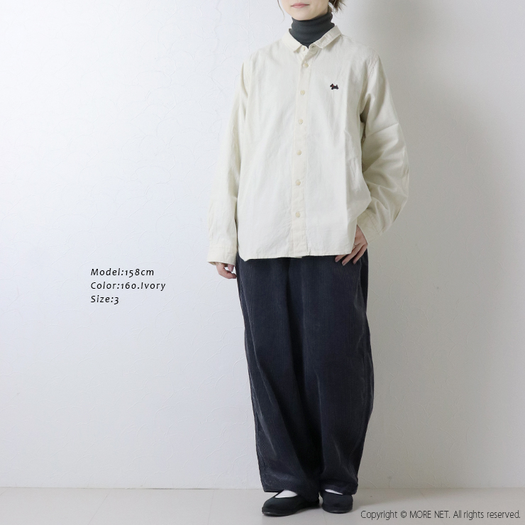 NATURAL LAUNDRY（ナチュラルランドリー） フランネルデイリー刺繍