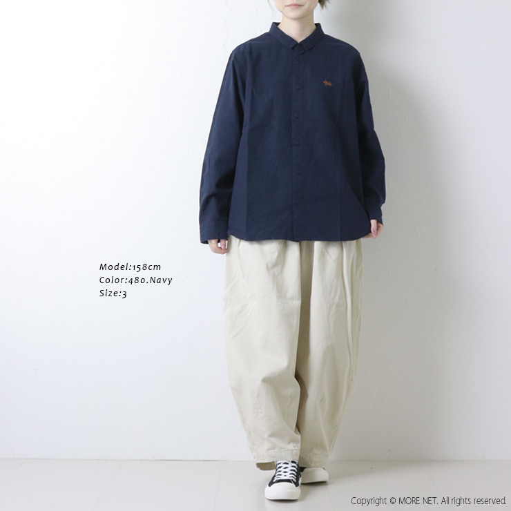 NATURAL LAUNDRY（ナチュラルランドリー） フランネルデイリー刺繍