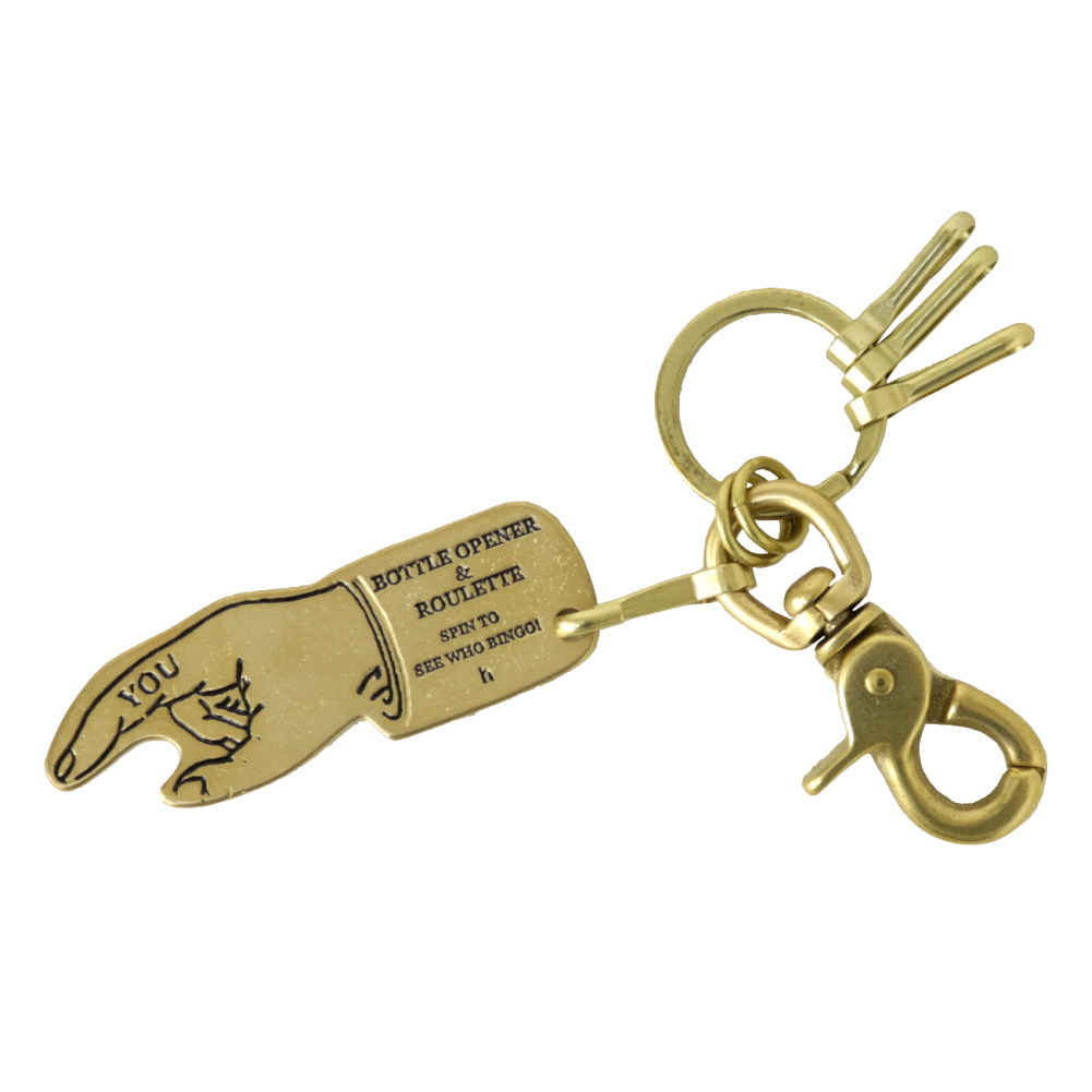 Hawk Company（ホークカンパニー） ボトルオープナー&ルーレット 真鍮