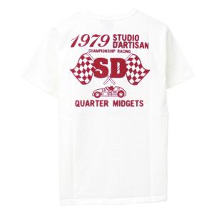 ステュディオ・ダルチザン STUDIO D&apos;ARTISAN 吊り編みプリントTシャツ 8113A メ...
