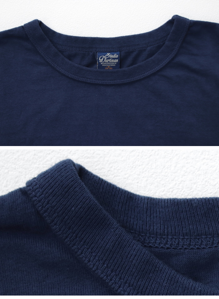 ステュディオ・ダルチザン STUDIO D'ARTISAN USAコットン定番プリントTシャツ 8145 メンズ 日本製 半袖 2PIG MARK | STUDIO D'ARTISAN | 07