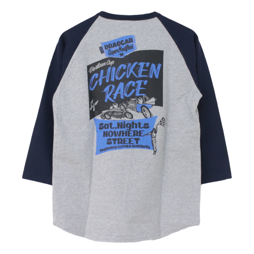 ステュディオ・ダルチザン STUDIO D'ARTISAN プリントラグラン7分袖Tシャツ 8151B メンズ 日本製 | STUDIO D'ARTISAN | 08