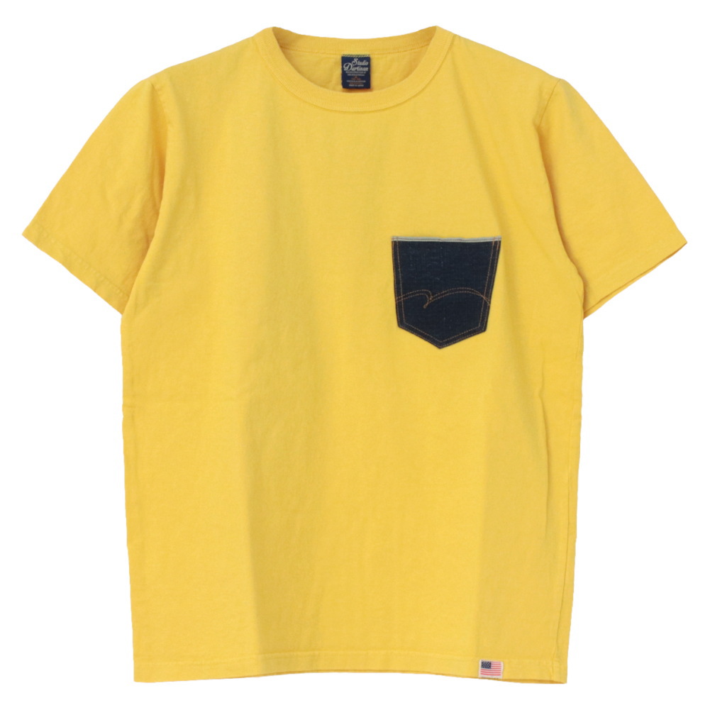 ステュディオ・ダルチザン STUDIO D'ARTISAN デニムポケットプリントTシャツ 8161A メンズ 日本製 半袖 バックプリント 2025春夏 | STUDIO D'ARTISAN | 08