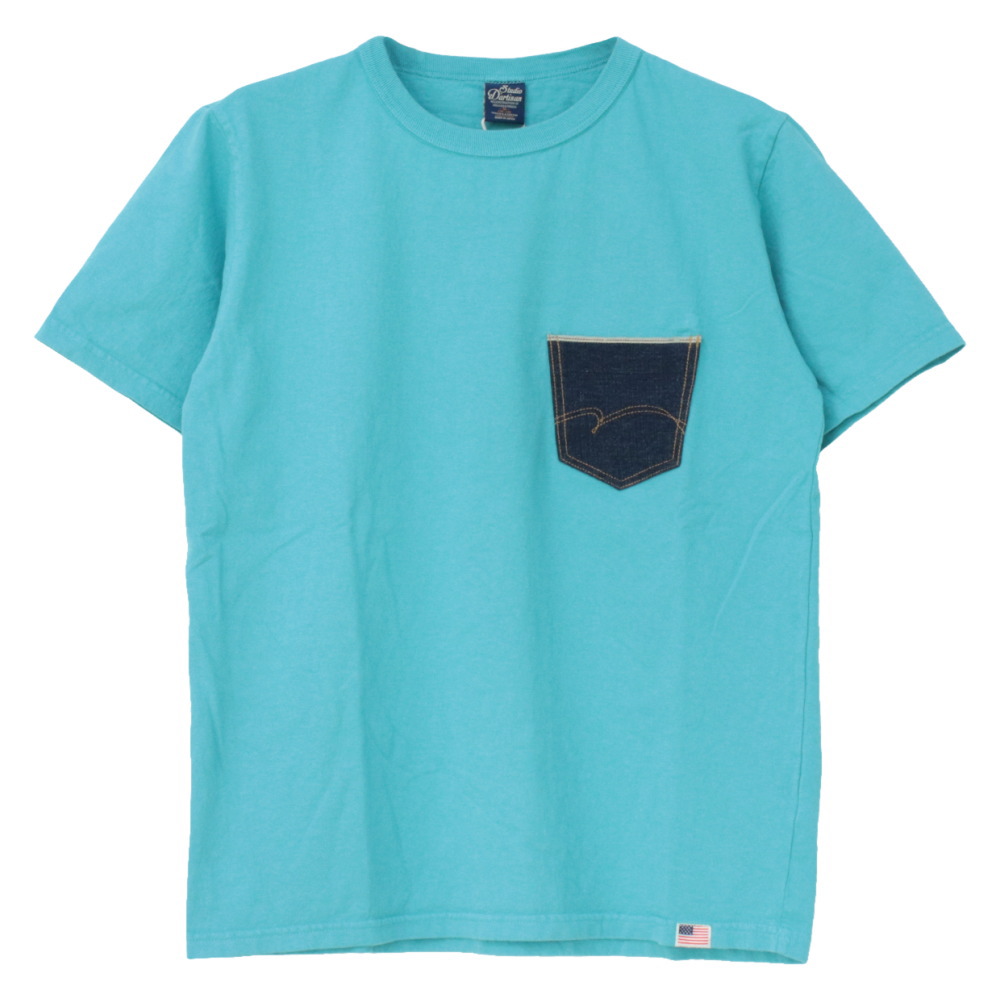 ステュディオ・ダルチザン STUDIO D'ARTISAN デニムポケットプリントTシャツ 8161A メンズ 日本製 半袖 バックプリント 2025春夏 | STUDIO D'ARTISAN | 10