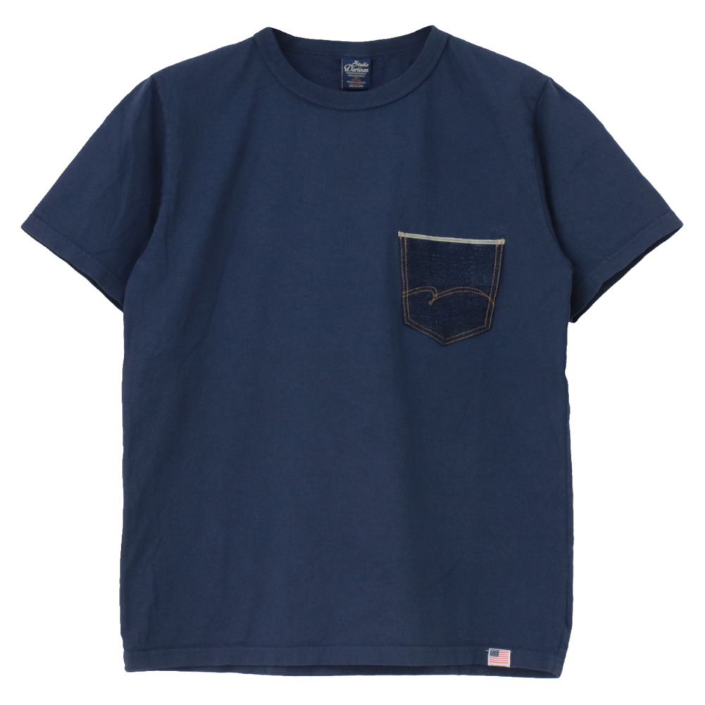 ステュディオ・ダルチザン STUDIO D'ARTISAN デニムポケットプリントTシャツ 8161A メンズ 日本製 半袖 バックプリント 2025春夏 | STUDIO D'ARTISAN | 12