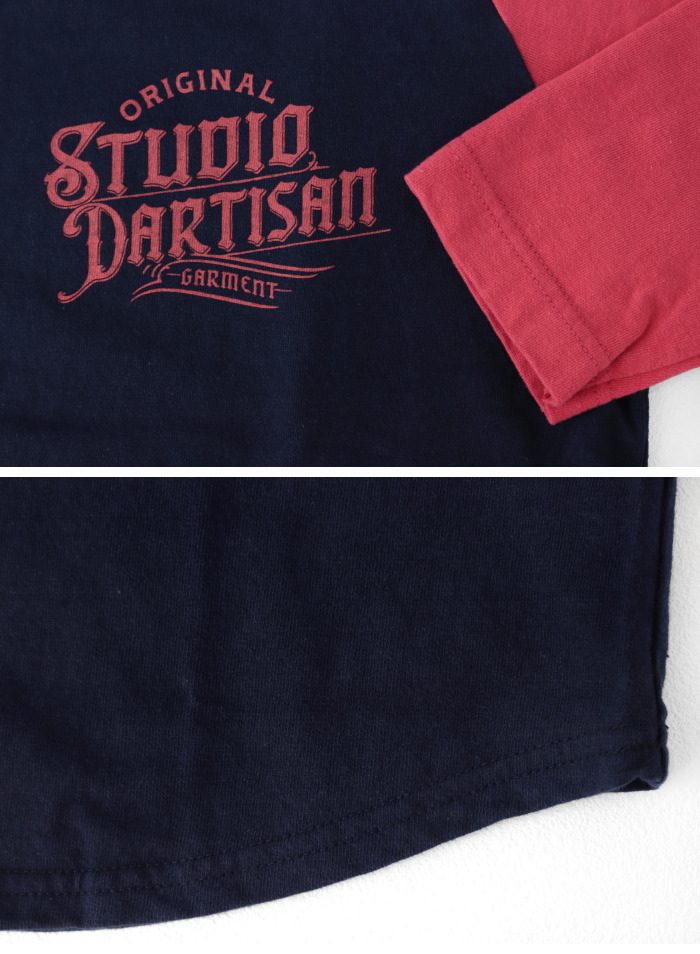 ステュディオ・ダルチザン STUDIO D'ARTISAN プリントラグラン7分袖Tシャツ 8162B メンズ 日本製 2025春夏 | STUDIO D'ARTISAN | 05