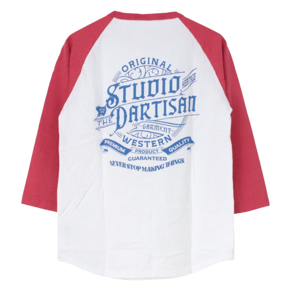 ステュディオ・ダルチザン STUDIO D'ARTISAN プリントラグラン7分袖Tシャツ 8162B メンズ 日本製 2025春夏 | STUDIO D'ARTISAN | 08