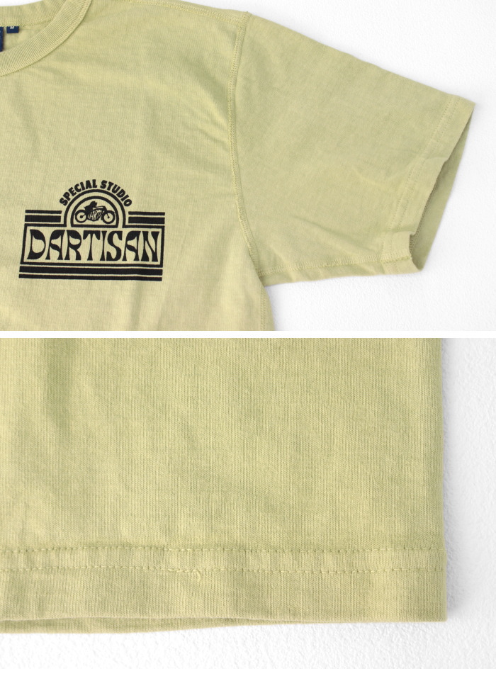 ステュディオ・ダルチザン STUDIO D'ARTISAN 吊り編みプリントTシャツ 8165B メンズ 日本製 半袖 2025春夏 | STUDIO D'ARTISAN | 06