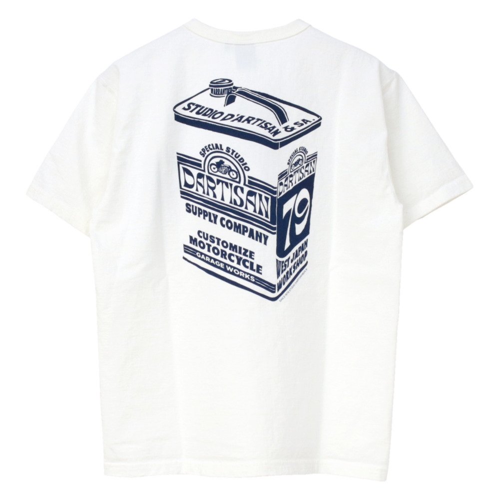 ステュディオ・ダルチザン STUDIO D'ARTISAN 吊り編みプリントTシャツ 8165B メンズ 日本製 半袖 2025春夏 | STUDIO D'ARTISAN | 09