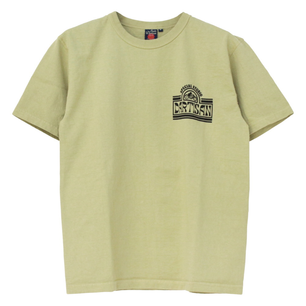 ステュディオ・ダルチザン STUDIO D'ARTISAN 吊り編みプリントTシャツ 8165B メンズ 日本製 半袖 2025春夏 | STUDIO D'ARTISAN | 02