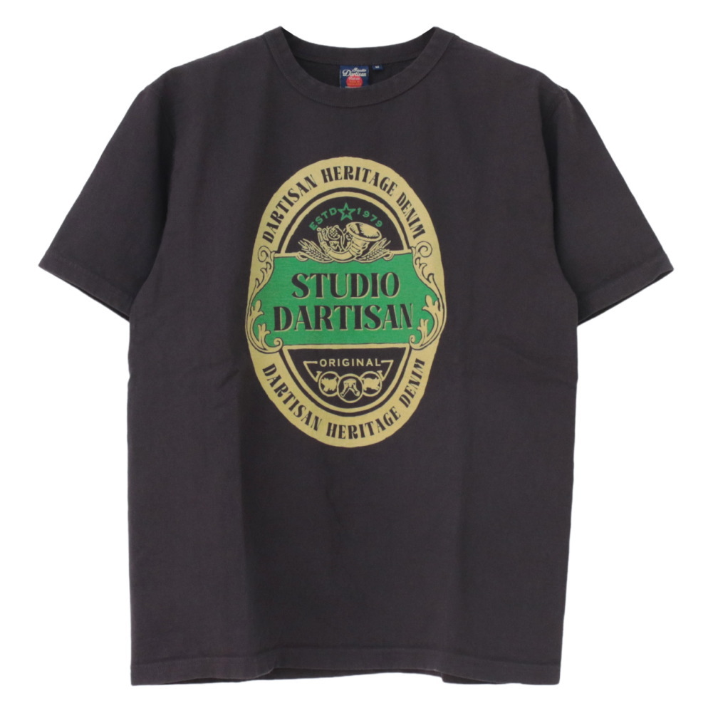 値引き　STUDIO D'ARTISAN 吊り編み プリント Tシャツ STUDIO D'ARTISAN ステュディオ・ダルチザン 吊り編みプリントT