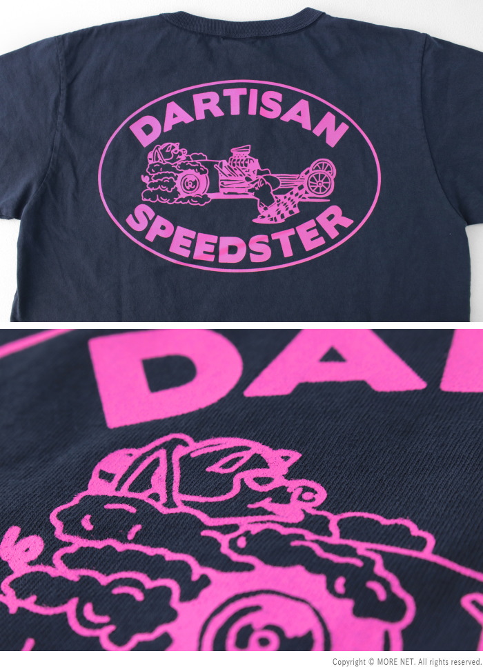 ステュディオ・ダルチザン STUDIO D'ARTISAN USAコットンプリントTシャツ 8181A メンズ 日本製 半袖 SPEEDSTAR 2025春夏 | STUDIO D'ARTISAN | 08