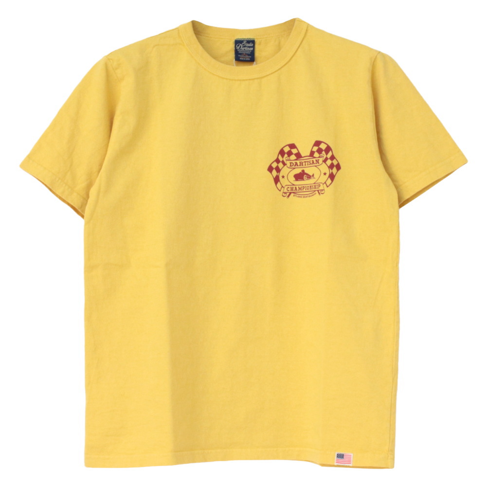 ステュディオ・ダルチザン STUDIO D'ARTISAN USAコットンプリントTシャツ 8181A メンズ 日本製 半袖 SPEEDSTAR 2025春夏 | STUDIO D'ARTISAN | 09