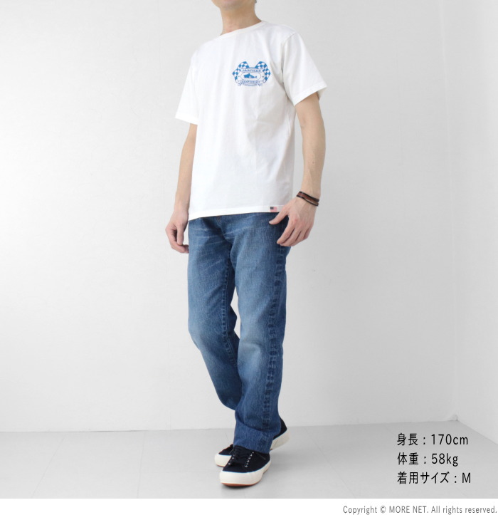 ステュディオ・ダルチザン STUDIO D'ARTISAN USAコットンプリントTシャツ 8181A メンズ 日本製 半袖 SPEEDSTAR 2025春夏 | STUDIO D'ARTISAN | 14