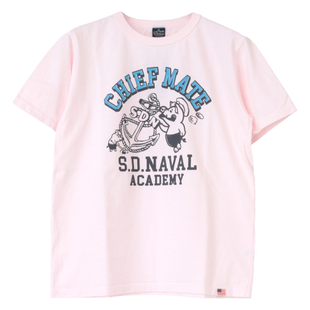 ステュディオ・ダルチザン STUDIO D'ARTISAN USAコットンプリントTシャツ 8182A メンズ 日本製 半袖 CHIEF MATE 2025春夏 | STUDIO D'ARTISAN | 09