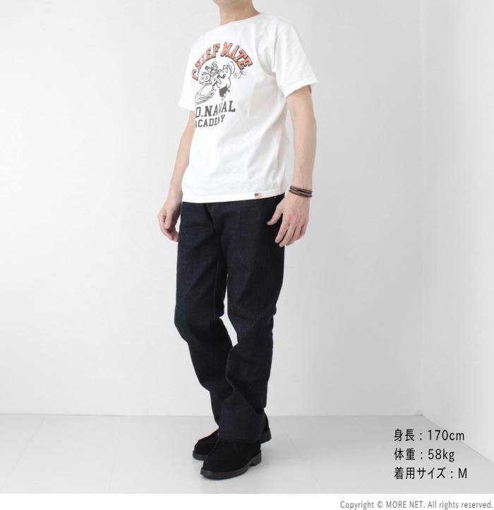 ステュディオ・ダルチザン STUDIO D'ARTISAN USAコットンプリントTシャツ 8182A メンズ 日本製 半袖 CHIEF MATE 2025春夏 | STUDIO D'ARTISAN | 10
