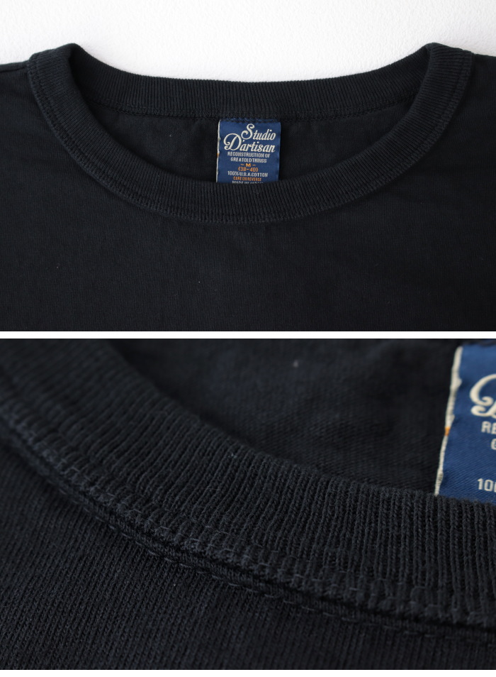 ステュディオ・ダルチザン STUDIO D'ARTISAN USAコットンプリントTシャツ 8182B メンズ 日本製 半袖 S.D.ARMY 2025春夏 | STUDIO D'ARTISAN | 07