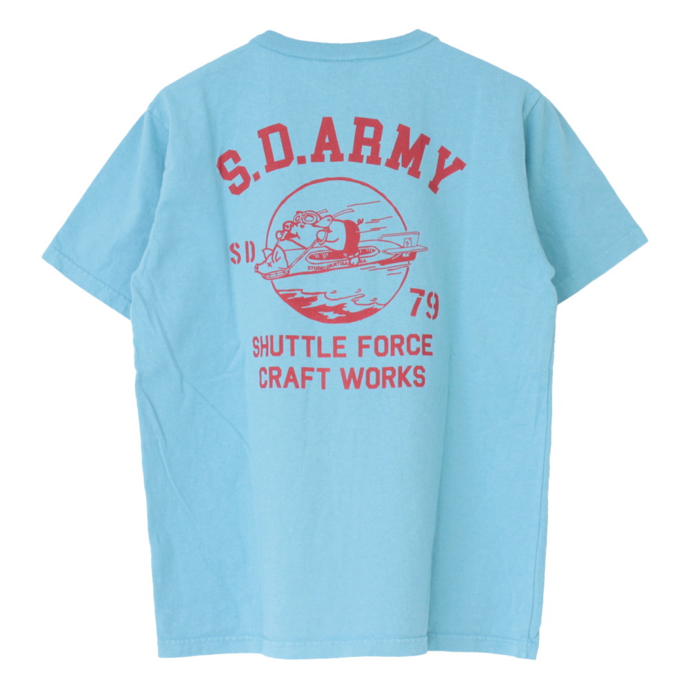 ステュディオ・ダルチザン STUDIO D'ARTISAN USAコットンプリントTシャツ 8182B メンズ 日本製 半袖 S.D.ARMY 2025春夏 | STUDIO D'ARTISAN | 12