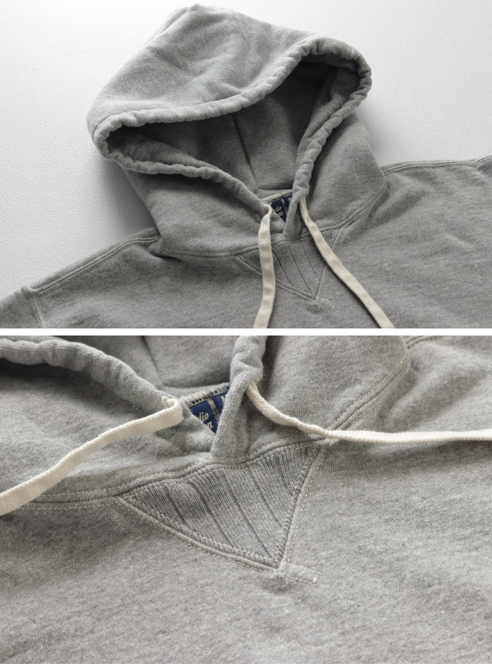 ステュディオ・ダルチザン STUDIO D'ARTISAN 吊り編みパーカー 8189 メンズ 日本製 スウェット 裏起毛 無地 STUDIO D'ARTISAN（ステュディオ・ダ・ルチザン） 吊り編みパーカー