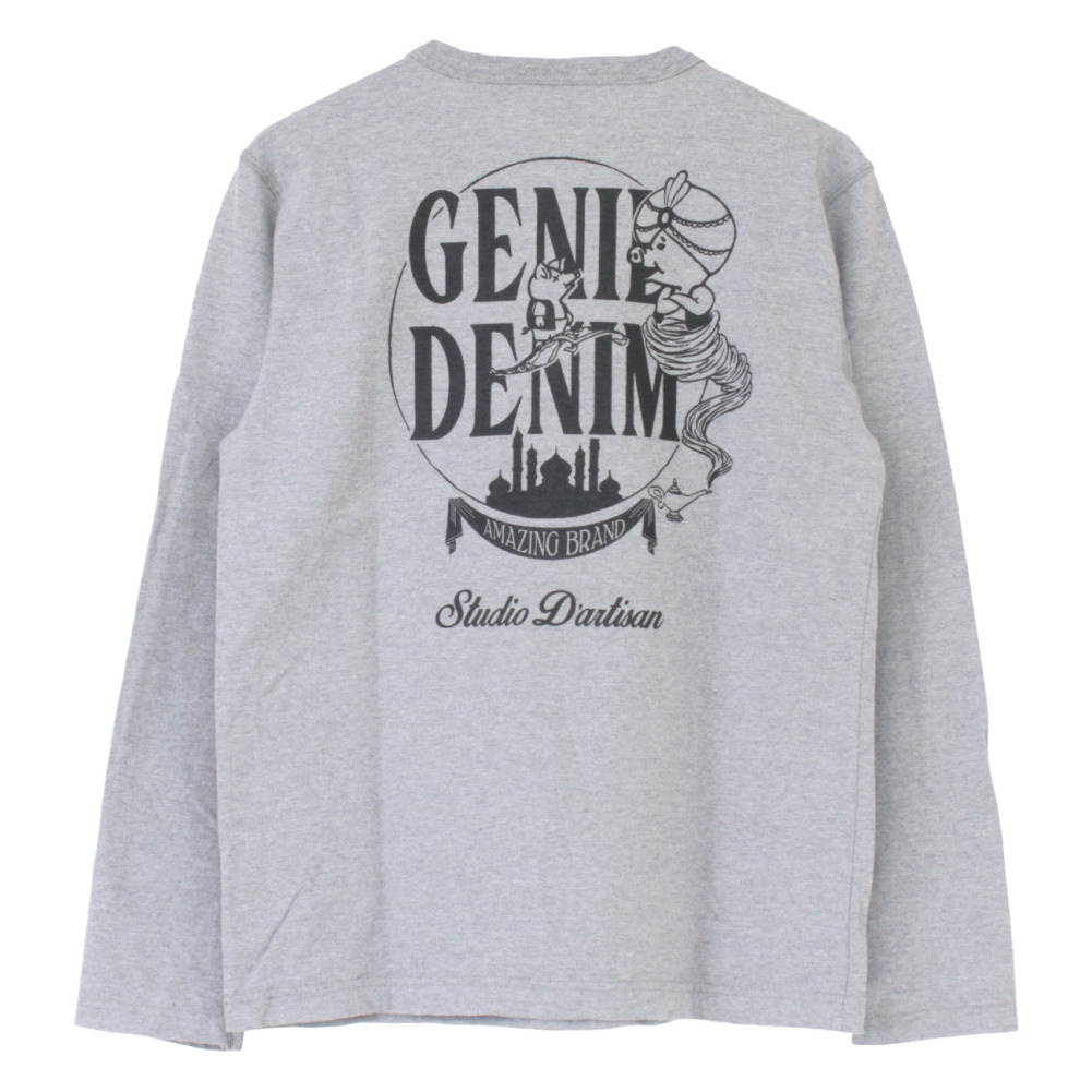 STUDIO D'ARTISAN（ステュディオ・ダ・ルチザン） プリント長袖Tシャツ