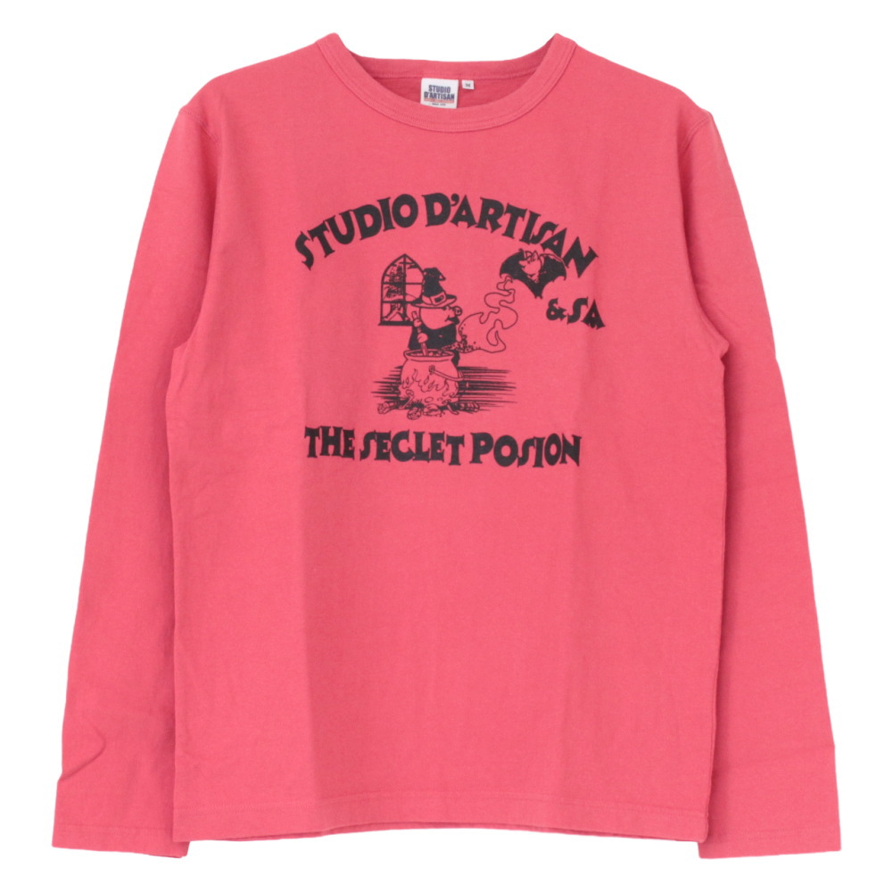 STUDIO D'ARTISAN（ステュディオ・ダ・ルチザン） プリント長袖Tシャツ