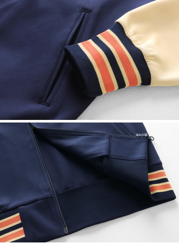 STUDIO D'ARTISAN トラックジャケット　ジャージ　Lネイビー STUDIO D'ARTISAN（ステュディオ・ダ・ルチザン） トラックジャケット