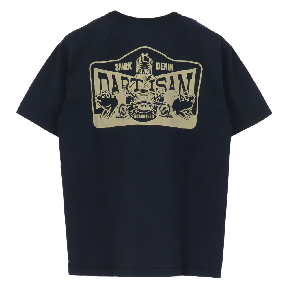 STUDIO D'ARTISAN（ステュディオ・ダ・ルチザン） 吊り編みプリントT