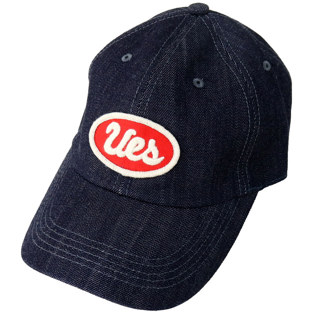 ウエス UES デニムキャップ 82DC メンズ レディース 日本製 帽子 ワッペン ベースボール｜more-net2｜02