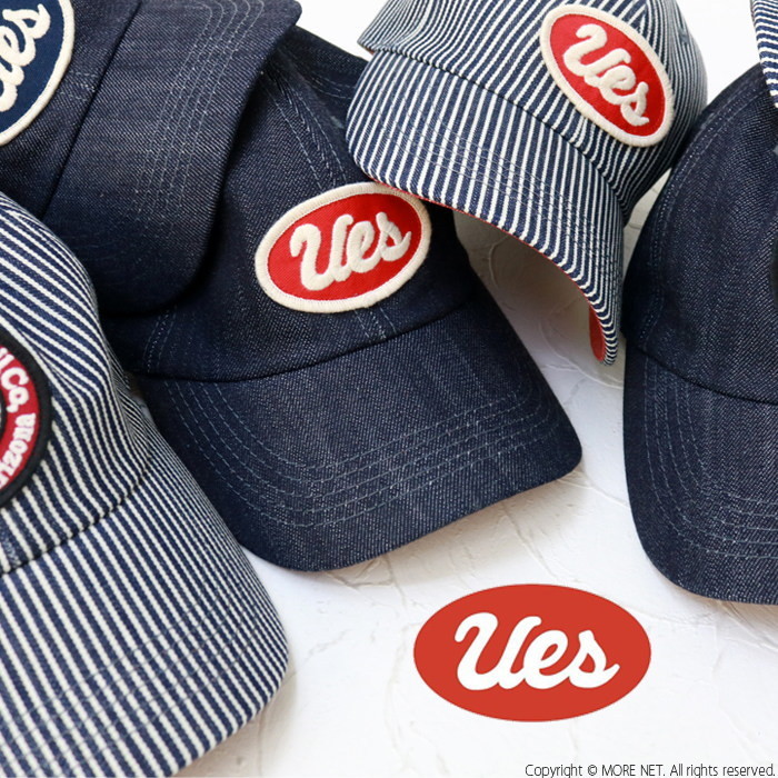 ウエス UES デニムキャップ 82DC メンズ レディース 日本製 帽子 ワッペン ベースボール｜more-net2｜11