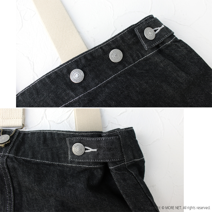 ハーベスティ HARVESTY 10ozノンフェイドデニムサスペンダーガーデンパンツ A12401 日本製 ワイド レディース メンズ | HARVESTY | 13