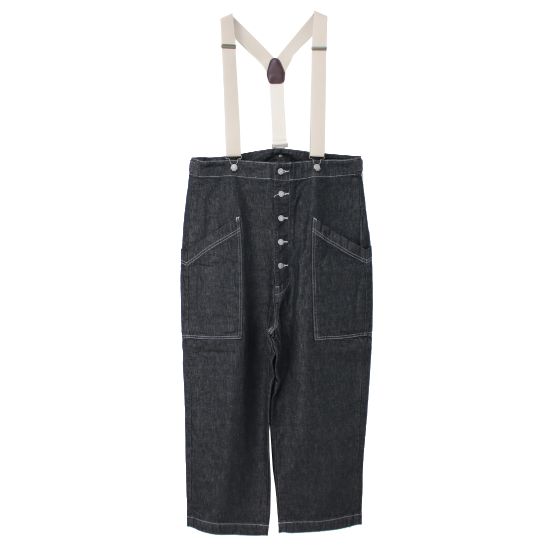 ハーベスティ HARVESTY 10ozノンフェイドデニムサスペンダーガーデンパンツ A12401 日本製 ワイド レディース メンズ | HARVESTY | 01