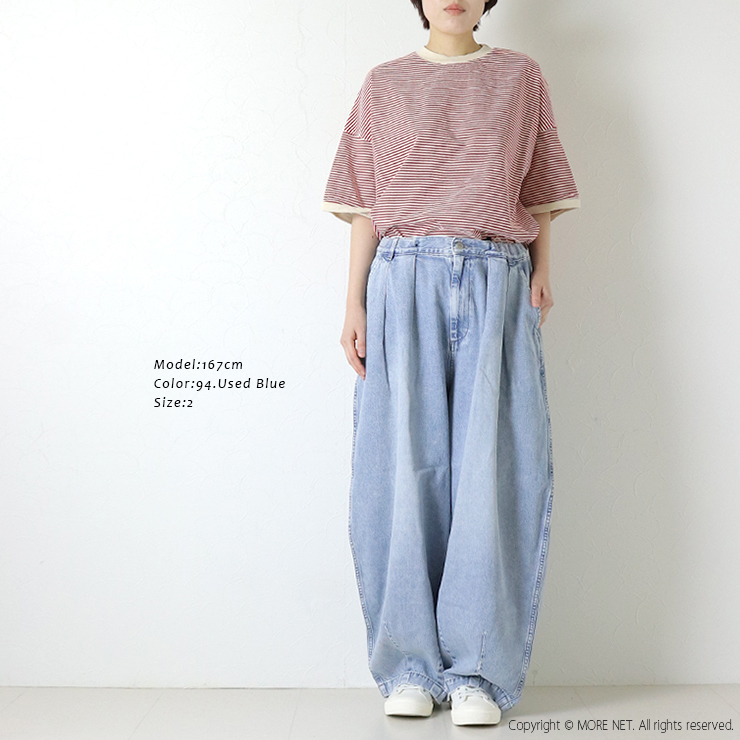HARVESTY（ハーベスティ） ビッグデニムサーカスパンツ A12603 日本製