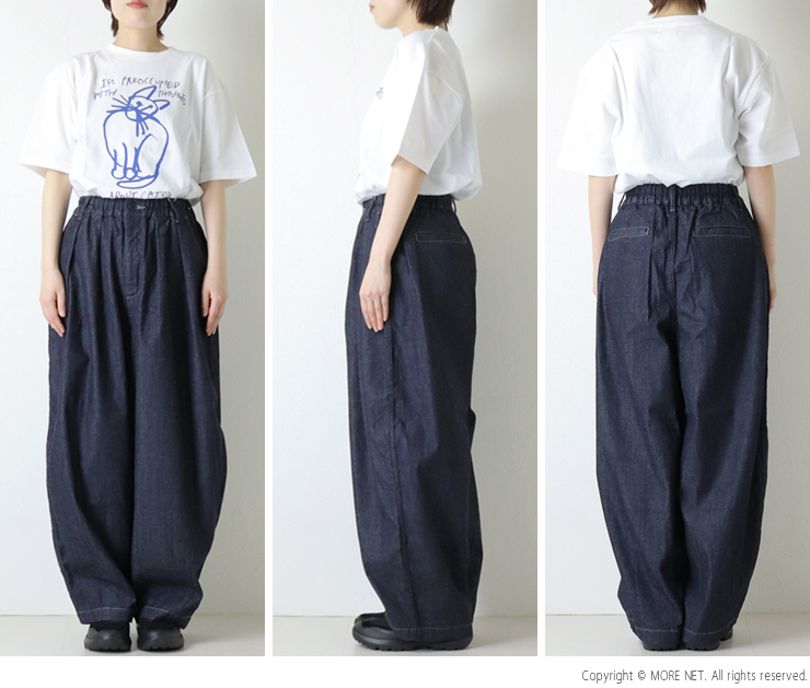 HARVESTY デニム サーカスパンツ HARVESTY（ハーベスティ） HARVESTY 8ozデニムサーカスパンツ A12611