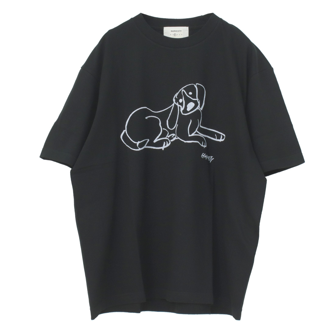 ハーベスティ HARVESTY プリントボックスT/PRINTED BOX TEE A52505/A52506 トップス Tシャツ 犬 猫 イラスト 半袖 コラボ レディース メンズ 男女兼用 2025春夏 | HARVESTY | 04
