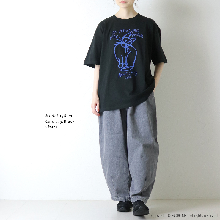 HARVESTY（ハーベスティ） プリントボックスTシャツ [CAT-2] A52610