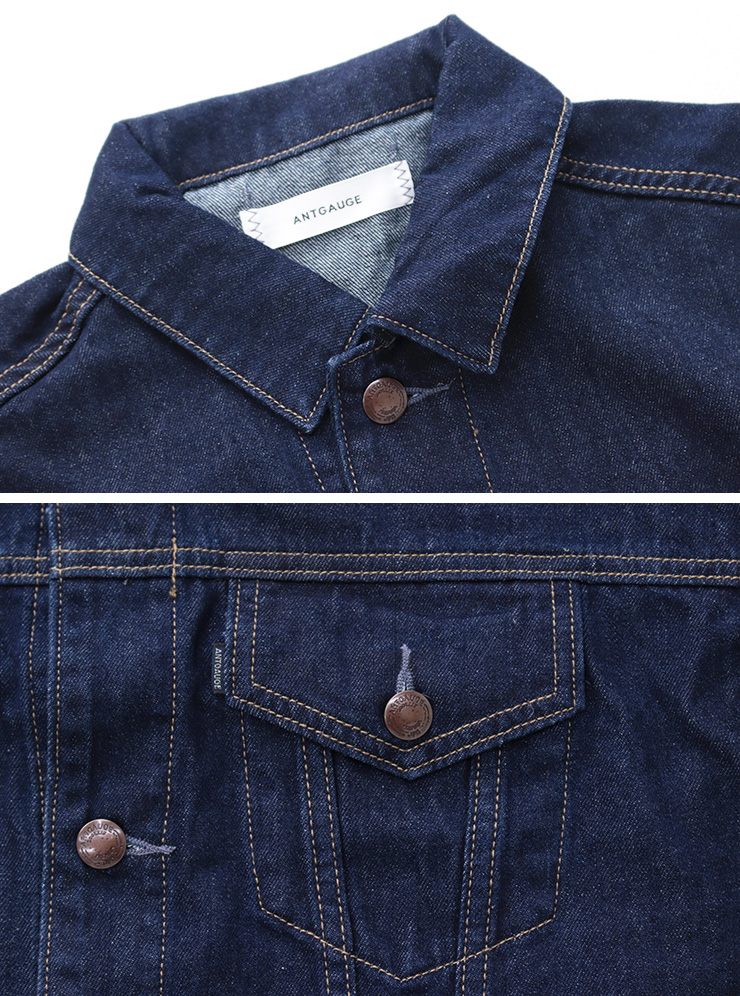 アントゲージ Antgauge シャリ感8ozデニム3rdGジャン AA748 アウター デニムジャケット ワイド レディース 2025秋冬 | ANTGAUGE | 05