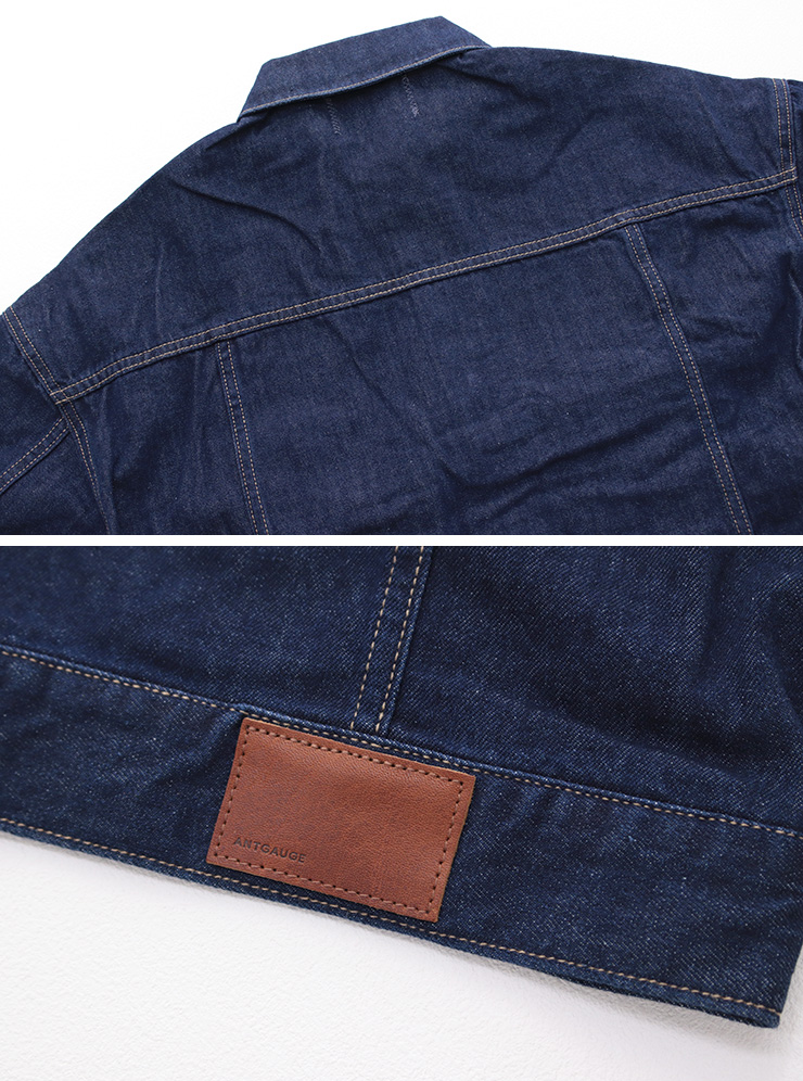 アントゲージ Antgauge シャリ感8ozデニム3rdGジャン AA748 アウター デニムジャケット ワイド レディース 2025秋冬 | ANTGAUGE | 08