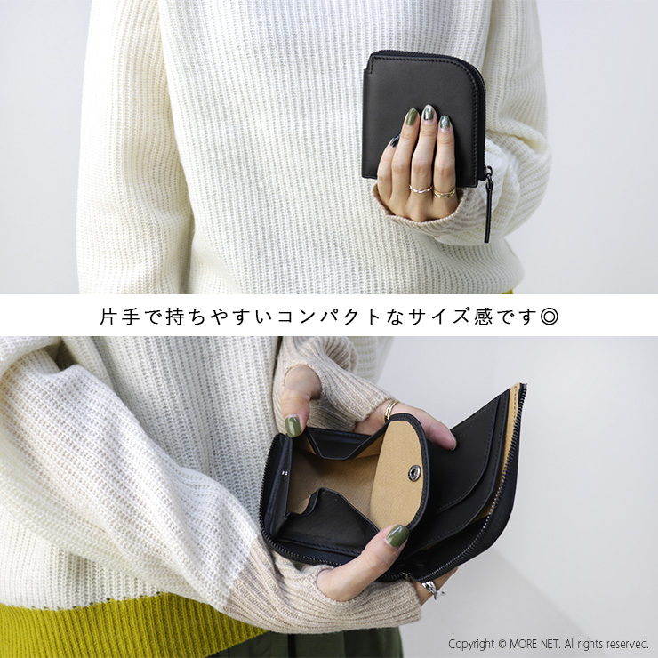 SALE セール/アンヴォクール ANVOCOEUR レザースクエアミニウォレット[Nicole/ニコル] AC22308 本革 財布 プレゼント レディース /返品・交換不可 | ANVOCOEUR | 12