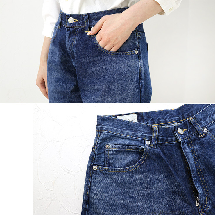 サザンカバイツリーズ sasanqua by trees ルーズテーパードデニム/3year Wash AN-106-3Y ジーンズ 日本製 レディース | NUOVO | 06