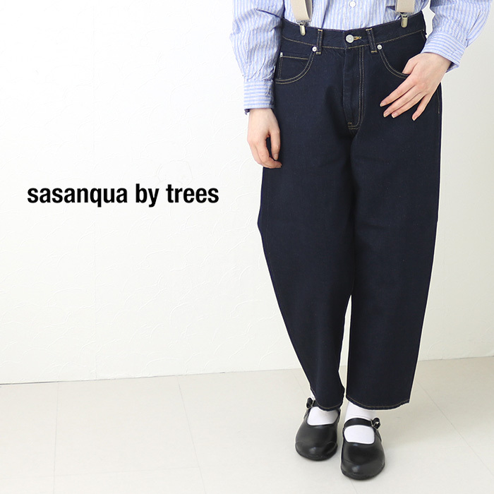 サザンカバイツリーズ sasanqua by trees ルーズテーパードデニム/One Wash AN-106-OW ジーンズ 日本製 レディース  : an-106-ow : モアネット casual select - 通販 - Yahoo!ショッピング