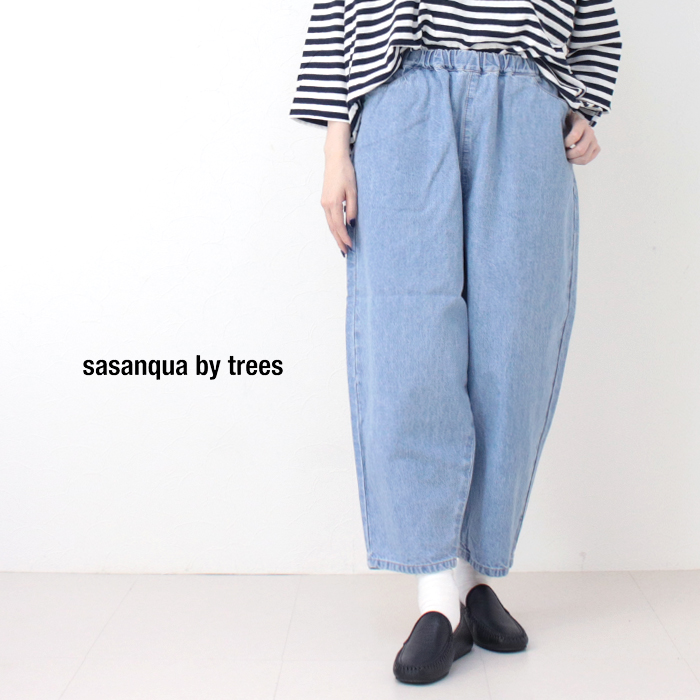 サザンカバイツリーズ sasanqua by trees バックサテンシャトルパンツ アイスブリーチ AN-126 日本製  レディース 2025春夏 /返品・交換不可/SALE セール｜モアネット casual select