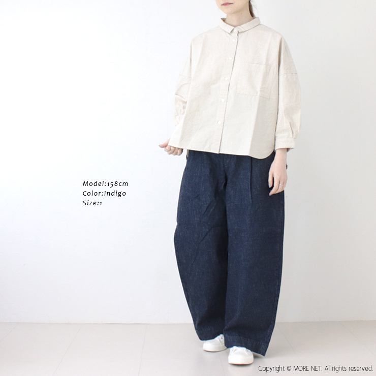 サザンカバイツリーズ sasanqua by trees デニムバナナトラウザー